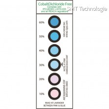 Indikátor vlhkosti 6 hodnot, 10-60%, Cobalt Dichloride Free, 200ks, 204503