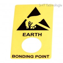 Štítek Earth Bonding Point (EBP), 25x45mm, pásek s 10 štítky, 229245