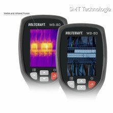 Termokamera s integrovanou digitální kamerou VOLTCRAFT WB-80 SE, -20-600°C, 32x32Px, 9Hz