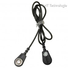 Zemnicí kabel, 10mm/10mm, 0,7m, 1MΩ rezistor, 230495