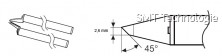 Pájecí hrot A1576 (CHIP 2,6C) pro termokleště FX-8804