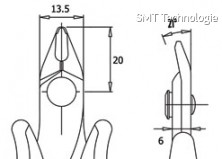 Štípací kleště ITR 30 58 D, ESD