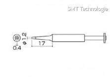 Pájecí hrot 900S-T-1.2D (HS-2846)