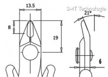 Štípací kleště ITR 58 R D, ESD