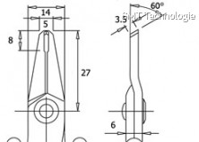 Štípací kleště TR 30 V D, ESD