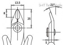 Štípací kleště TR 25 L D, ESD