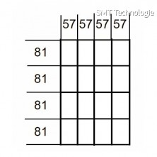 Vnitřní přihrádky do zásuvek MOD40, 16 přihrádek 57x81mm