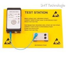 ESD testovací stanice StaticTec pro kontrolu ESD náramků a obuvi, sada
