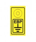  - Lepicí štítky - symbol EBP, 33x17mm, 25ks/list