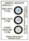 Desco Industries Inc. - Indikátor vlhkosti 5% 10% 15% RH, J-STD-033A, 125ks, 90664