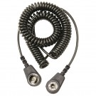 Desco Industries Inc. - Spirálový uzemňovací kabel, 10mm/4mm, 2,0m, černý, 230260