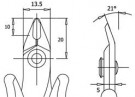 Štípací kleště TR 25 D, ESD