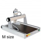 goCNC - CNC frézka Next3D CNC Router M, velikost M, sestavená s hliníkovým stolem