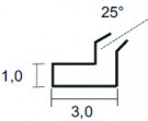 Pinzeta na SMD, 3,0x1,0mm, 120mm